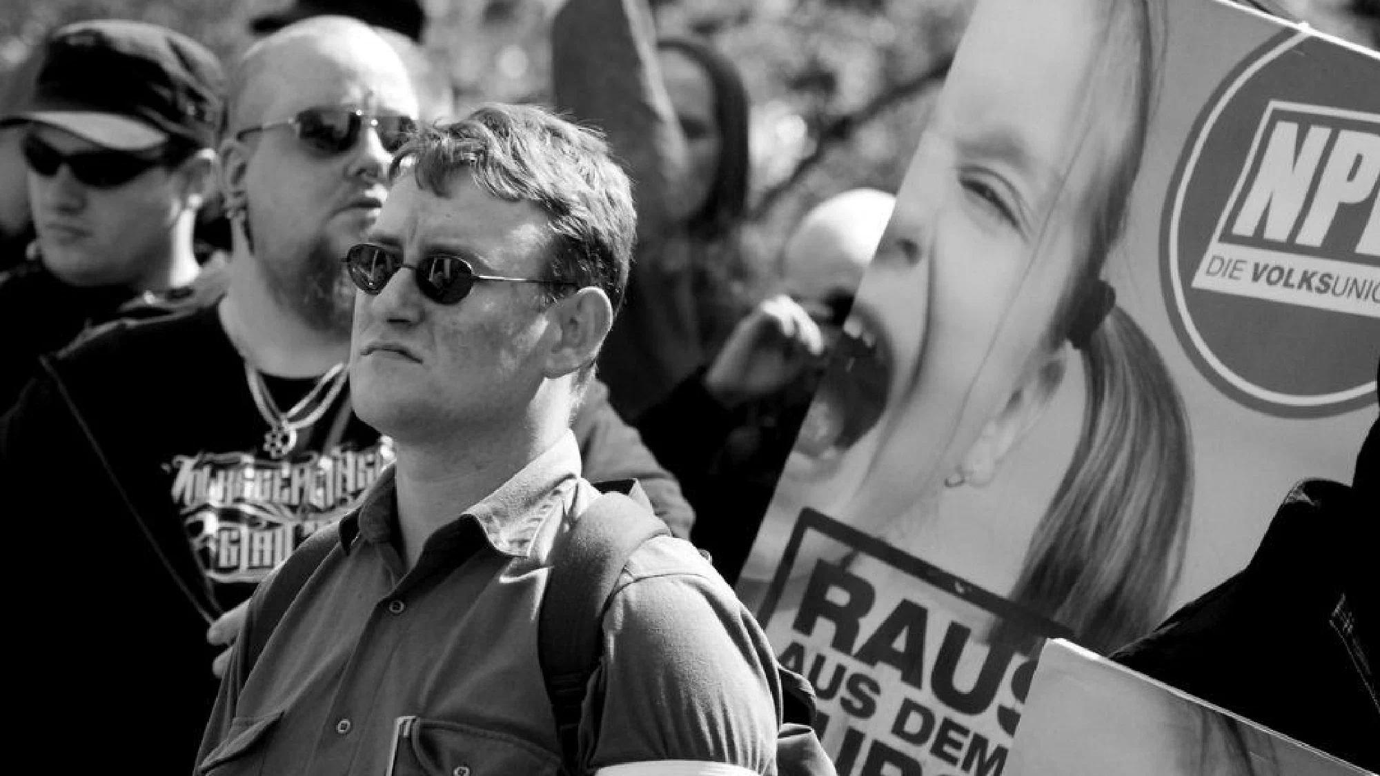Neonazi- Demonstration in Neumünster