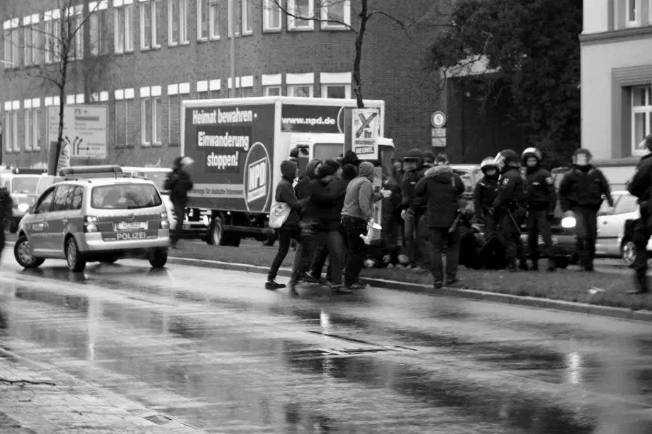 NPD Kundegbung in Hannover