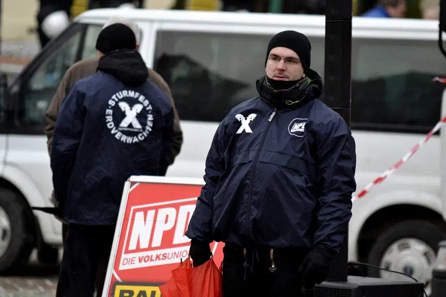 NPD Kundgebung in Stade