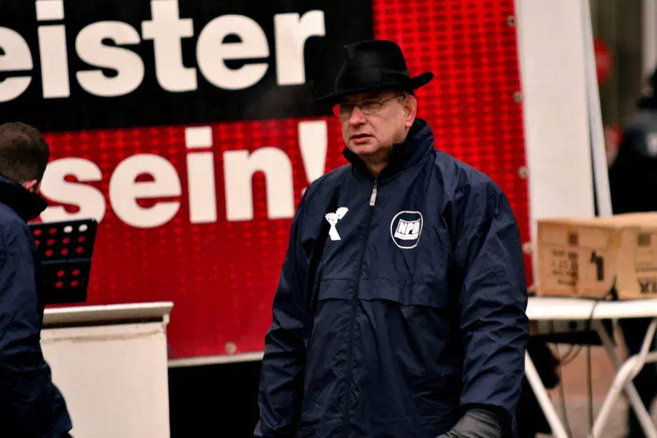 NPD Kundgebung in Stade