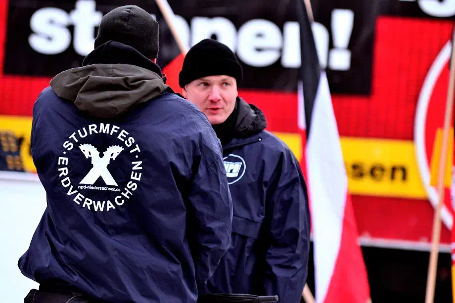 NPD Kundgebung in Rotenburg Wümme