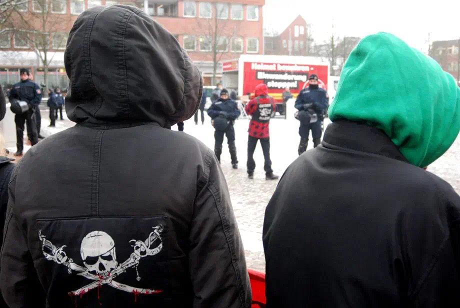 NPD Kundgebung in Rotenburg Wümme