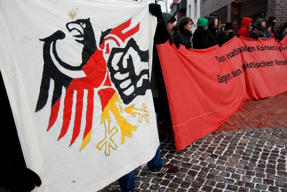 NPD Kundgebung in Rotenburg Wümme