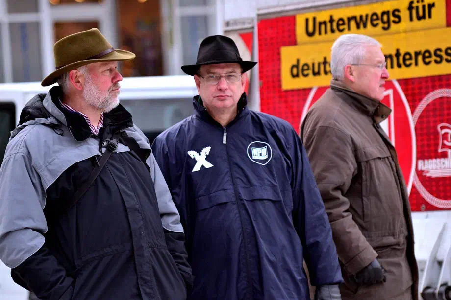 NPD Kundgebung in Rotenburg Wümme