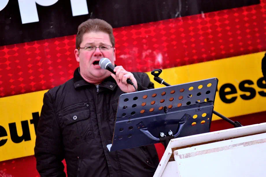NPD Kundgebung in Rotenburg Wümme