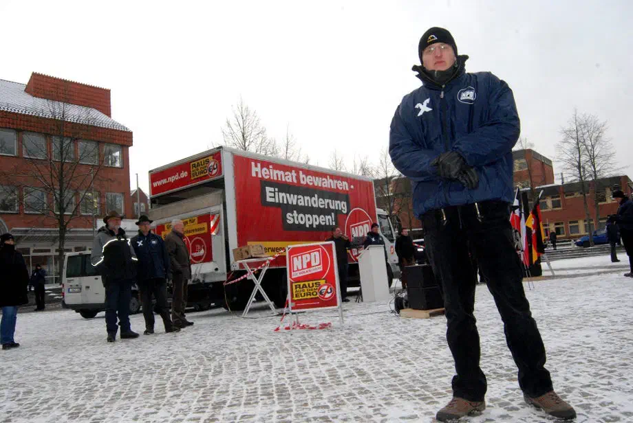 NPD Kundgebung in Rotenburg Wümme