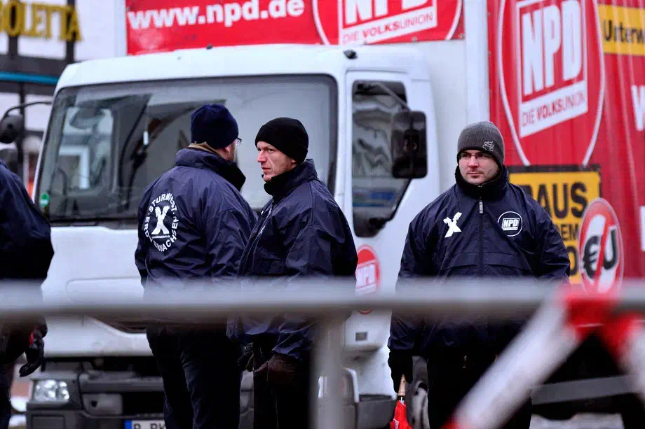 NPD Kundgebung in Verden