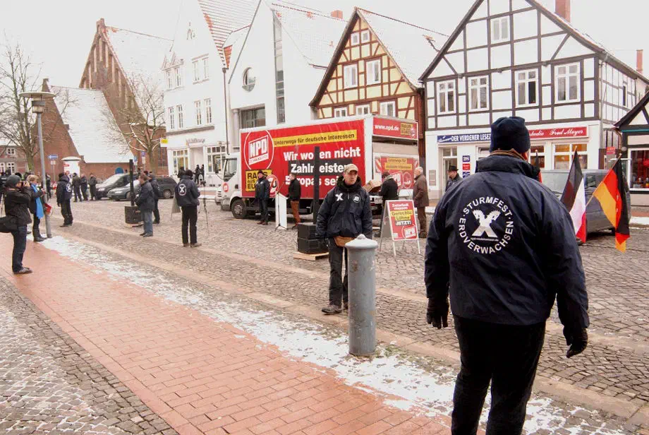 NPD Kundgebung in Verden