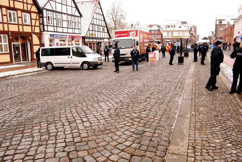 NPD Kundgebung in Verden