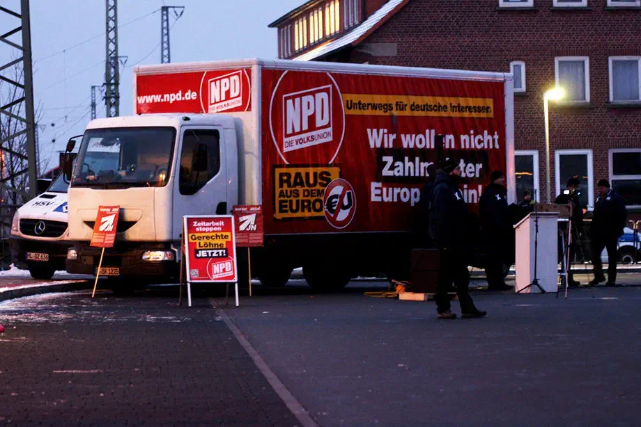 NPD Kundgebung in Lüneburg