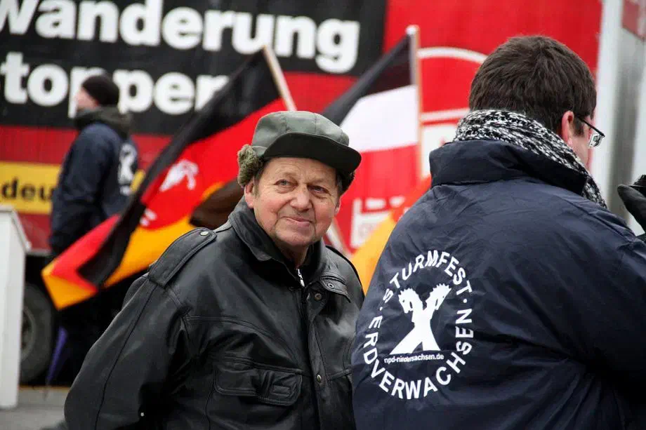 NPD Kundgebung in Celle