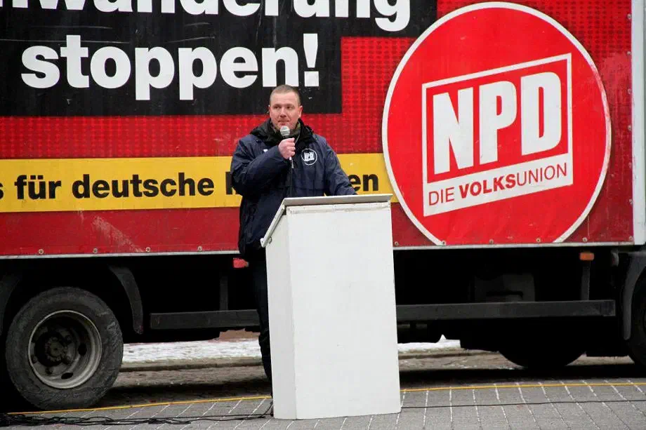 NPD Kundgebung in Celle