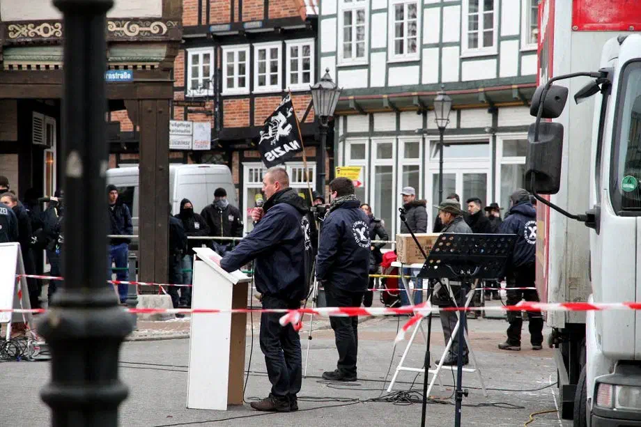 NPD Kundgebung in Celle