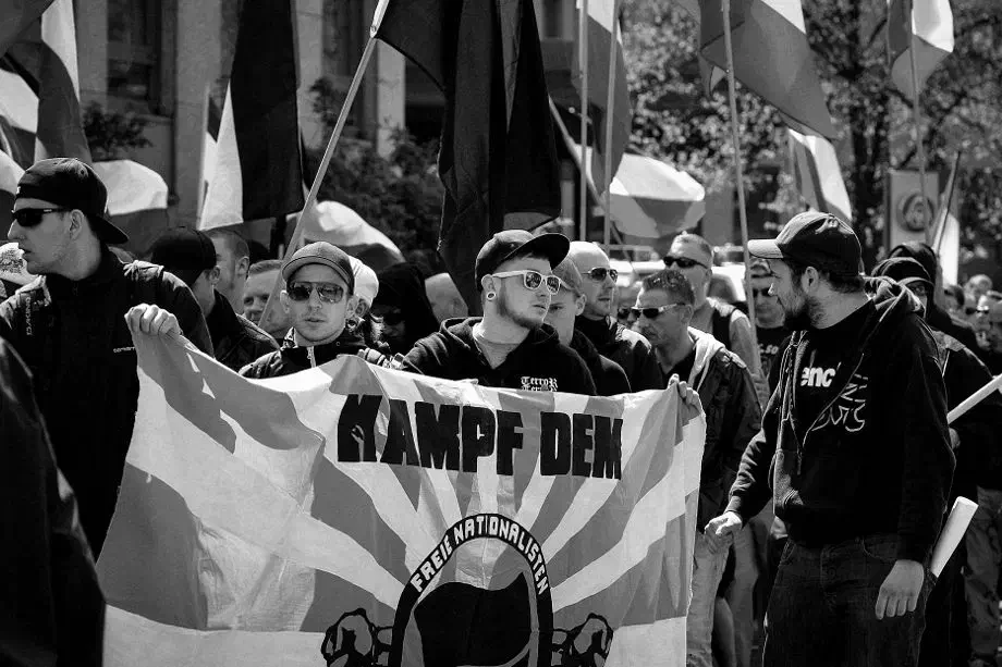 Organisiert wurde die Veranstaltung durch die neu gegründete Partei "Die Rechte"