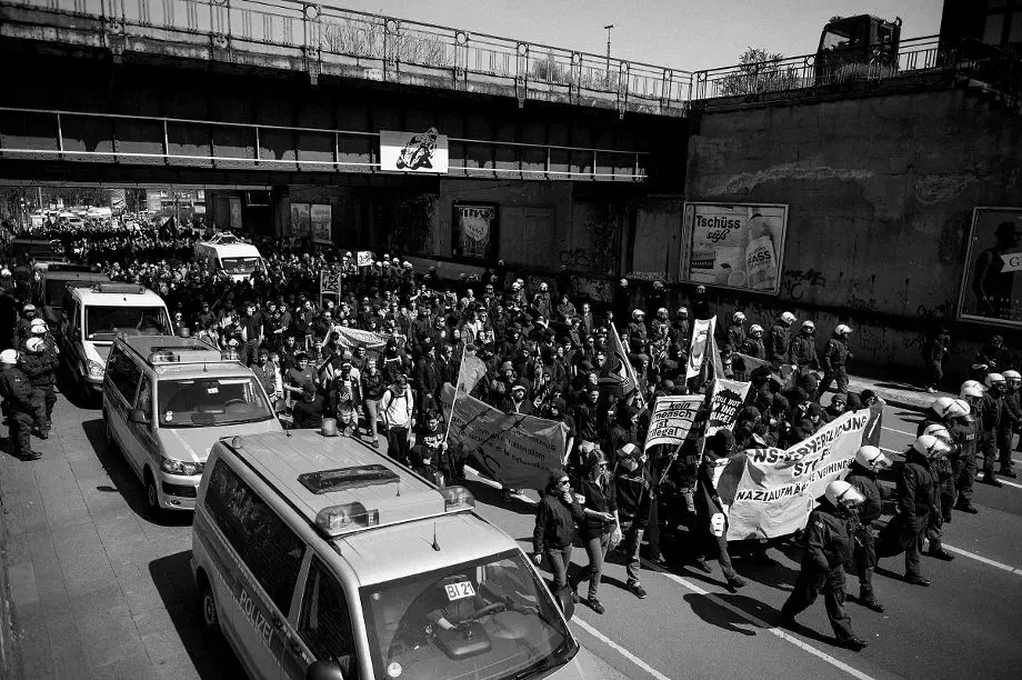 Antifaschistische Gegendemonstration anläßlich des Neonaziaufmarsches am 1.Mai in Dortmund
