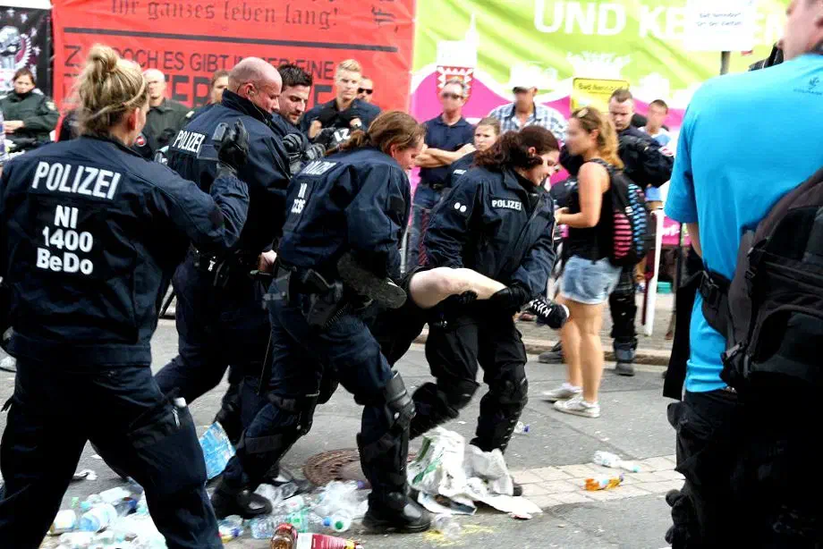 Neonaziaufmarsch in Bad Nenndorf