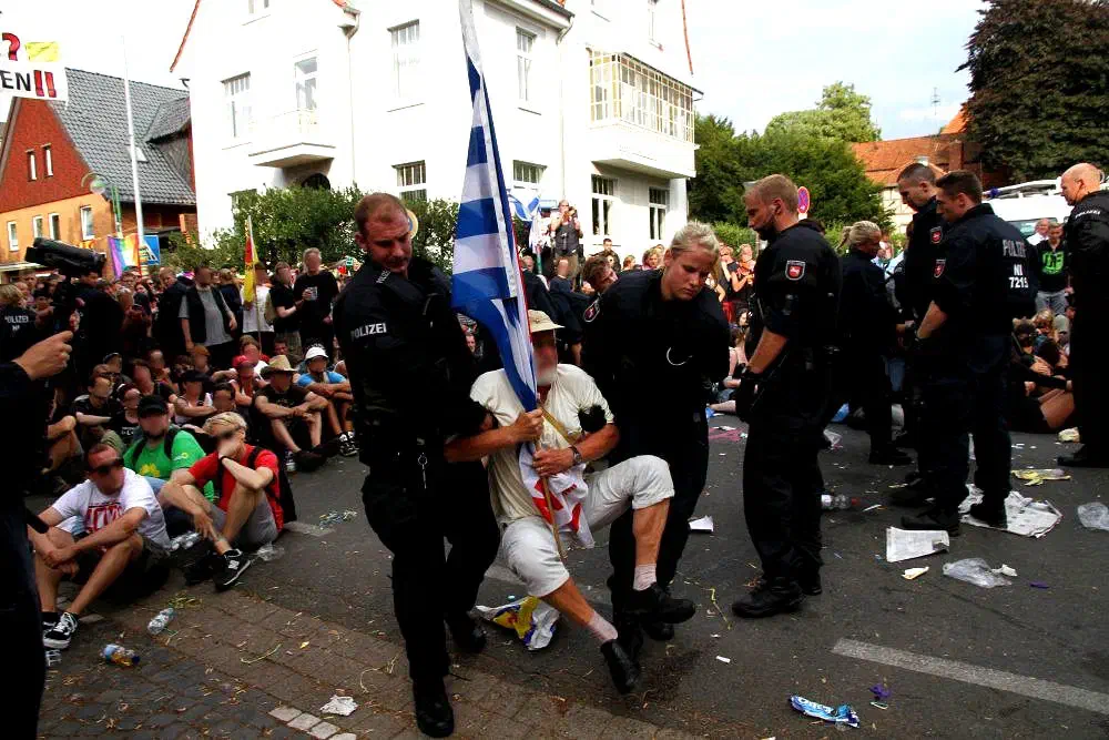 Neonaziaufmarsch in Bad Nenndorf