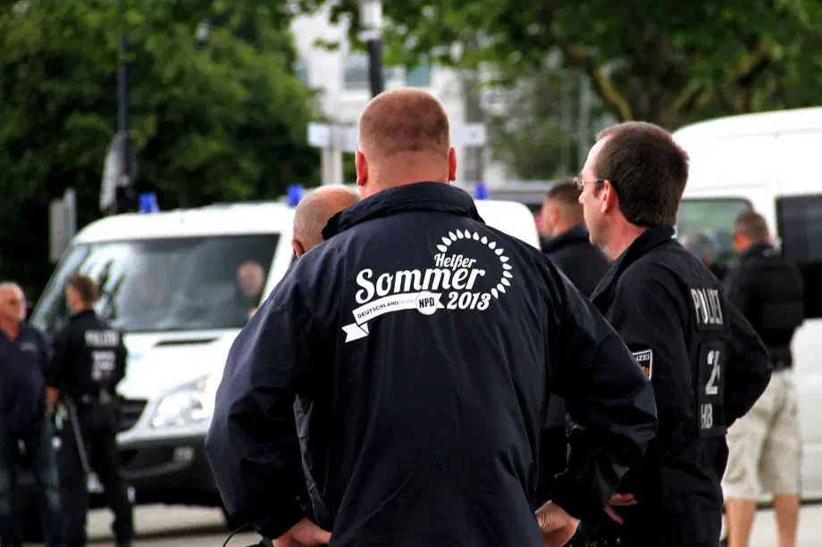 August 2013: Auch nach Bremen-Vegesack verschlug es die Teilnehmer der NPD-Deutschlandtour