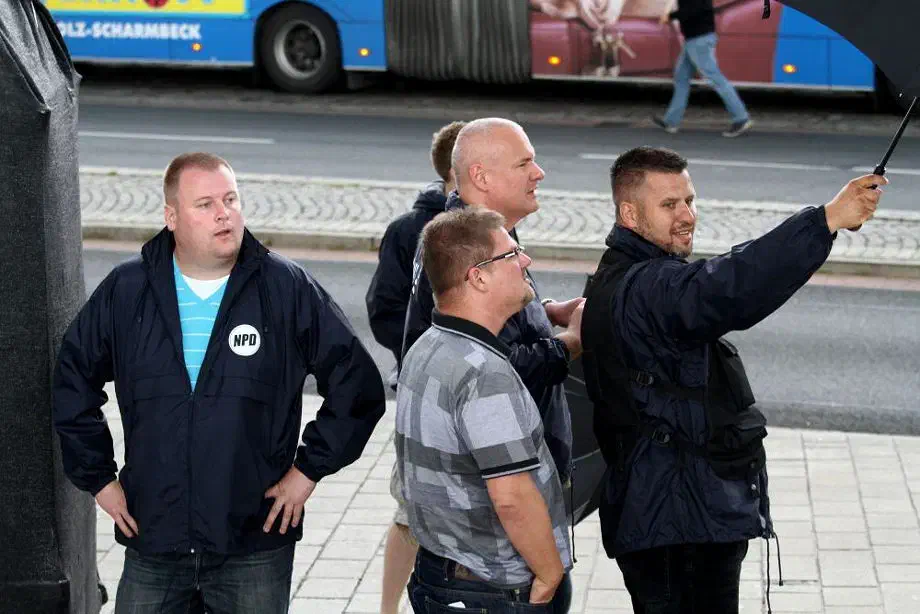 August 2013: Auch nach Bremen-Vegesack verschlug es die Teilnehmer der NPD-Deutschlandtour
