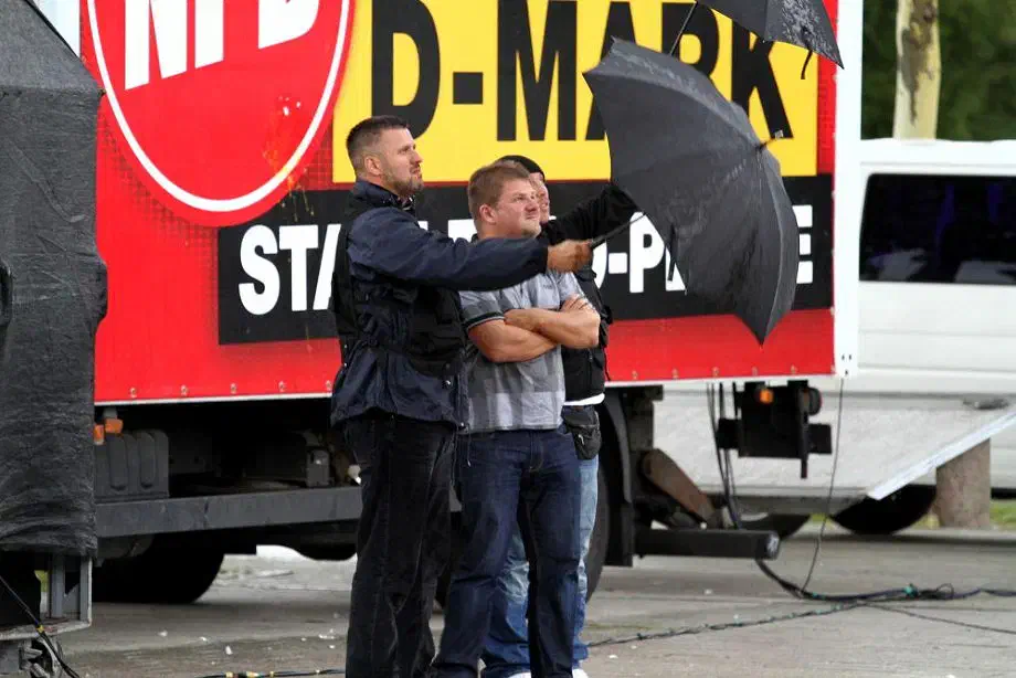 August 2013: Auch nach Bremen-Vegesack verschlug es die Teilnehmer der NPD-Deutschlandtour