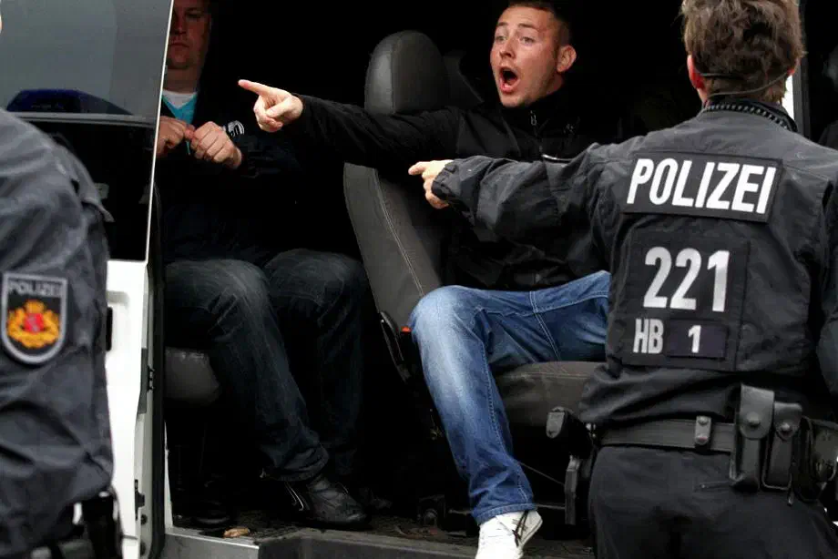 August 2013: Auch nach Bremen-Vegesack verschlug es die Teilnehmer der NPD-Deutschlandtour