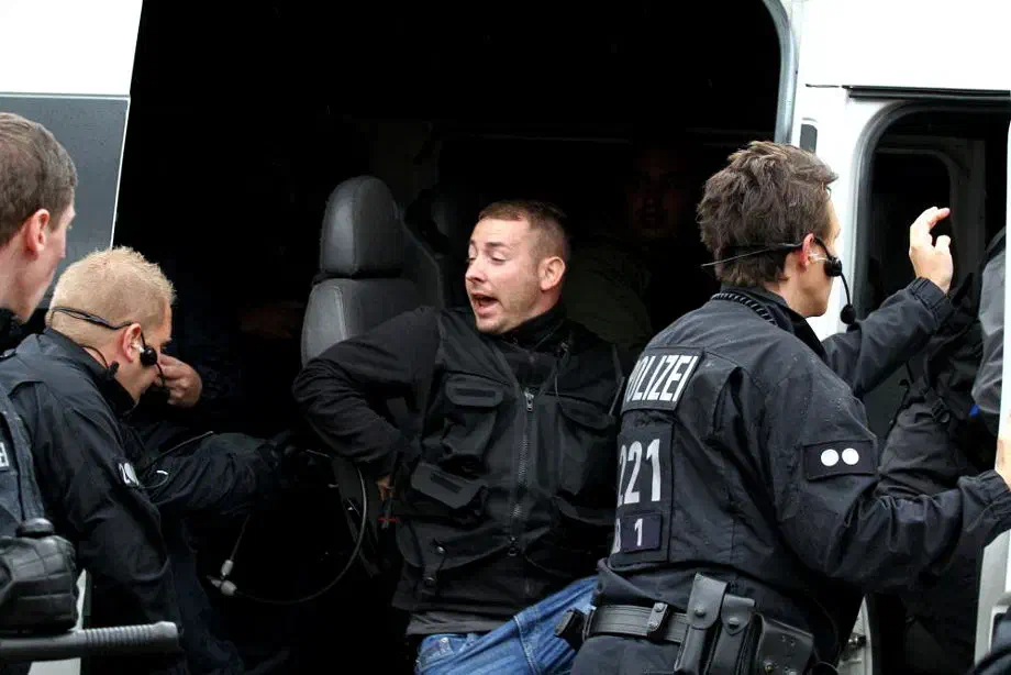 August 2013: Auch nach Bremen-Vegesack verschlug es die Teilnehmer der NPD-Deutschlandtour