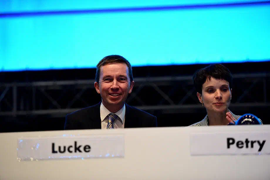 Die Parteisprecher Bernd Lucke und Frauke Petry