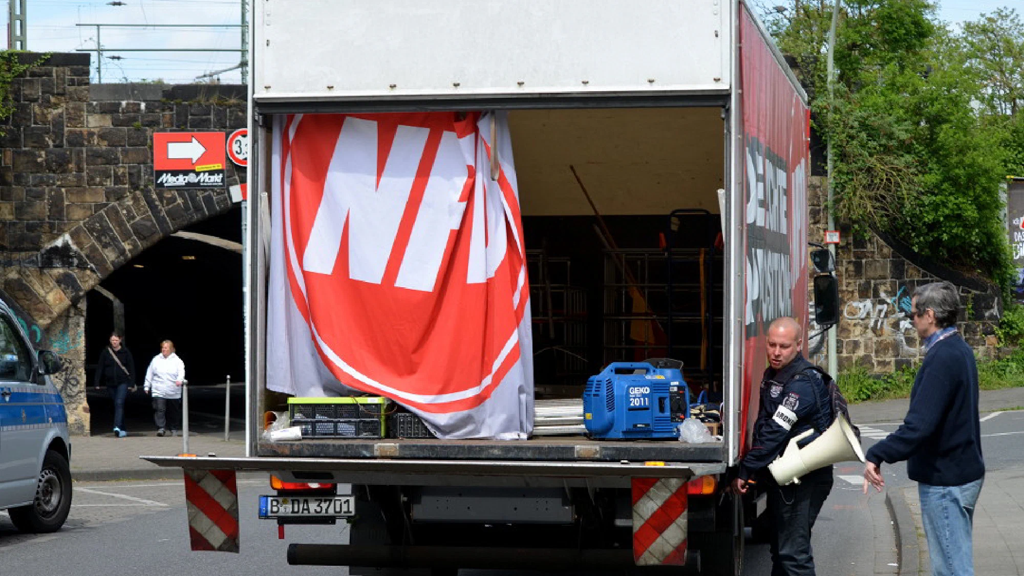 1. Mai Demonstration der NPD in Mönchengladbach