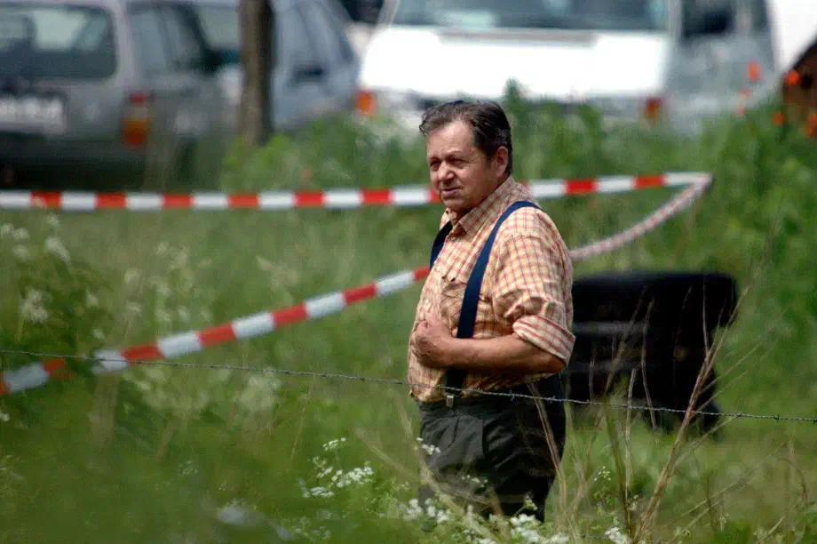 Joachim Nahtz während einer Veranstaltung auf seinem Gelände im Jahr 2007...