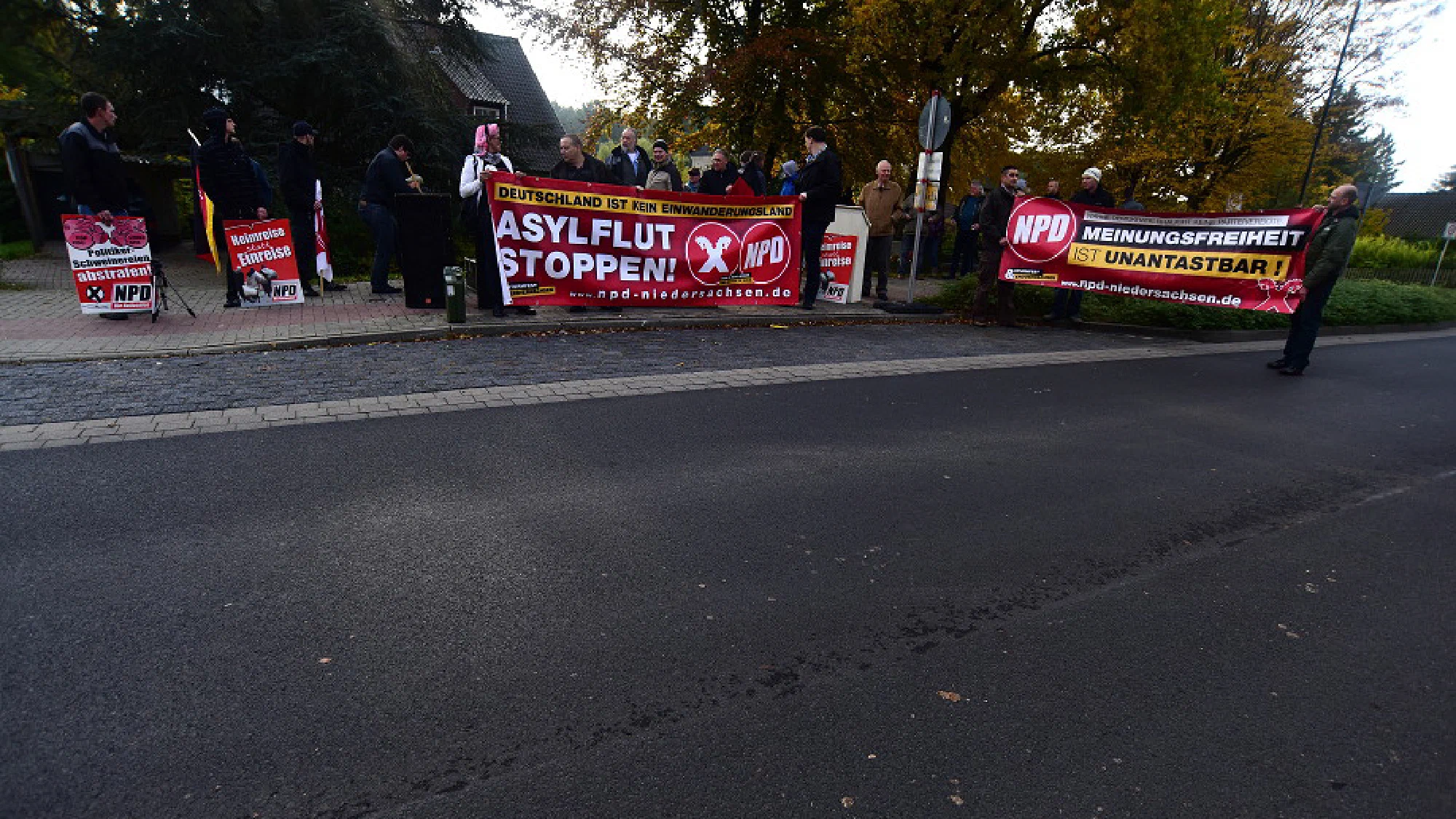 Kundgebung der NPD Niedersachsen in Bad Fallingbostel