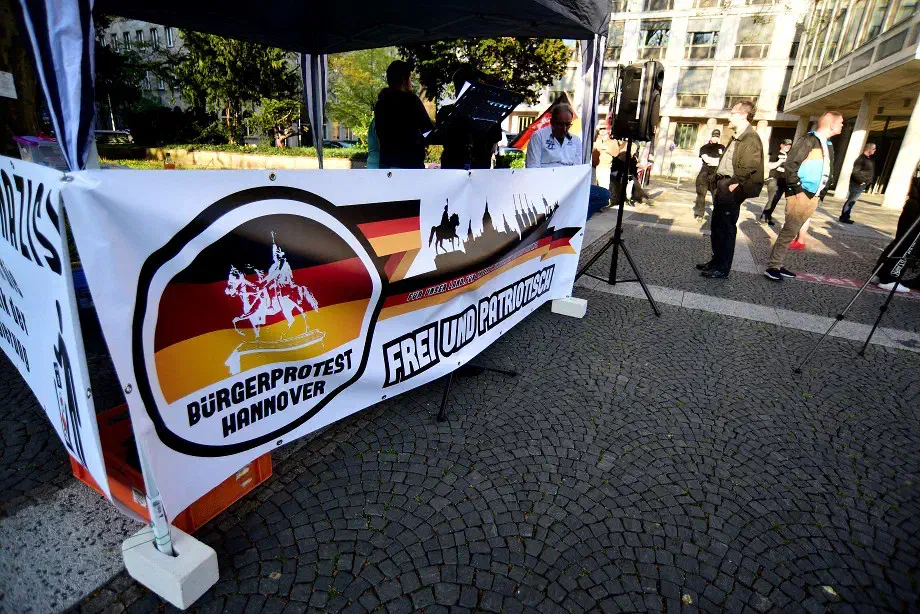 Kundgebung des "Bürgprotest Hannover" (ehemals "PEGIDA Hannover")