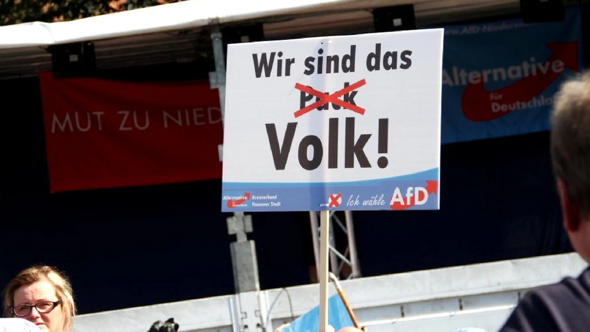 Abschlusskundgebung der AfD-Niedersachsen