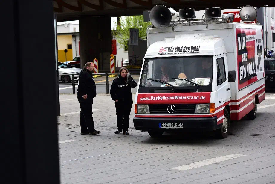 Neonazidemonstration in Wetzlar