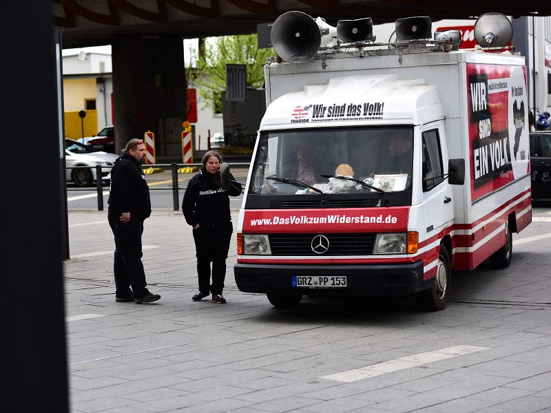 Neonazidemonstration in Wetzlar