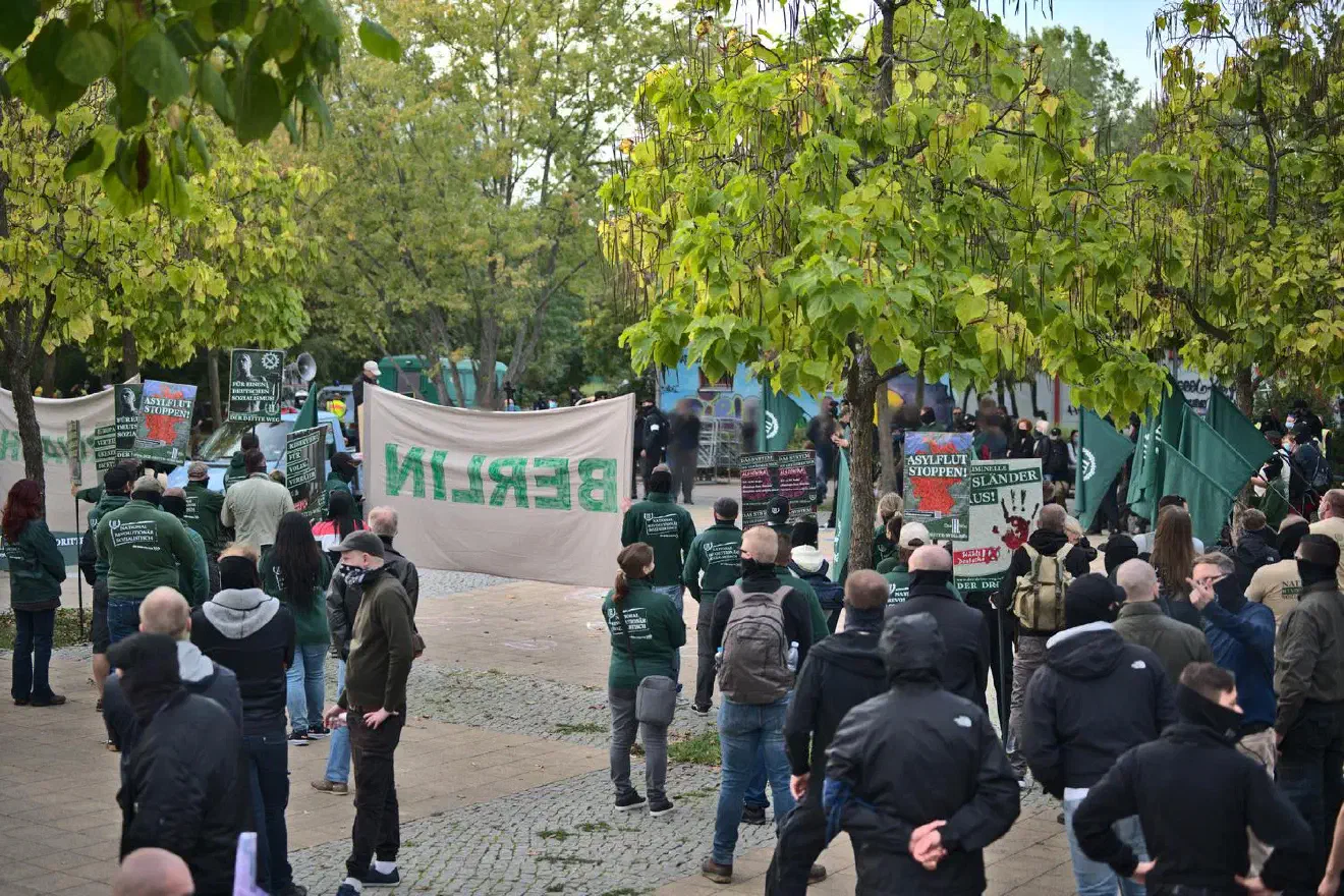 Die Abschlusskundgebung fand wieder beim S-Bahnhof Wartenberg statt.