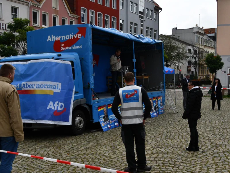 AfD-Kundgebung in Peine