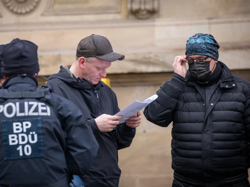 22.01.2022 Trauermarsch Magdeburg
