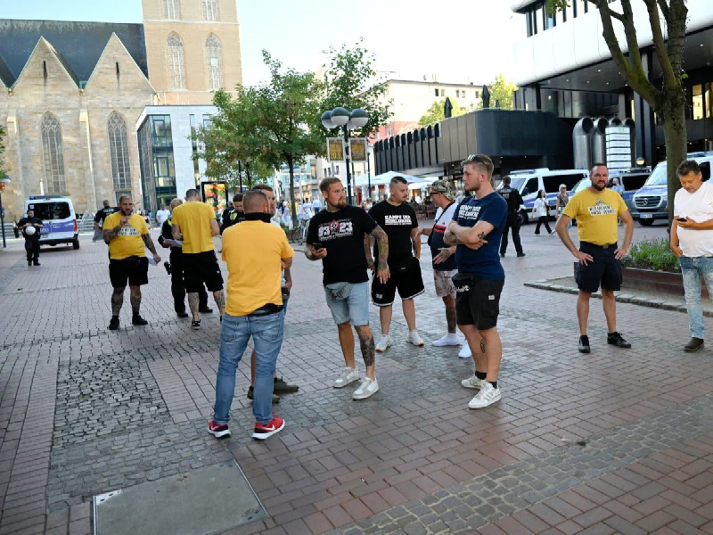 Neonazi-Kundgebung in Dortmund
