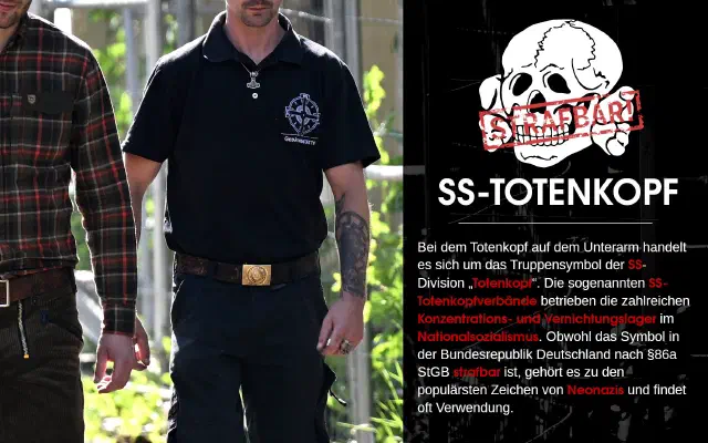 Tafel zu SS-Totenkopf