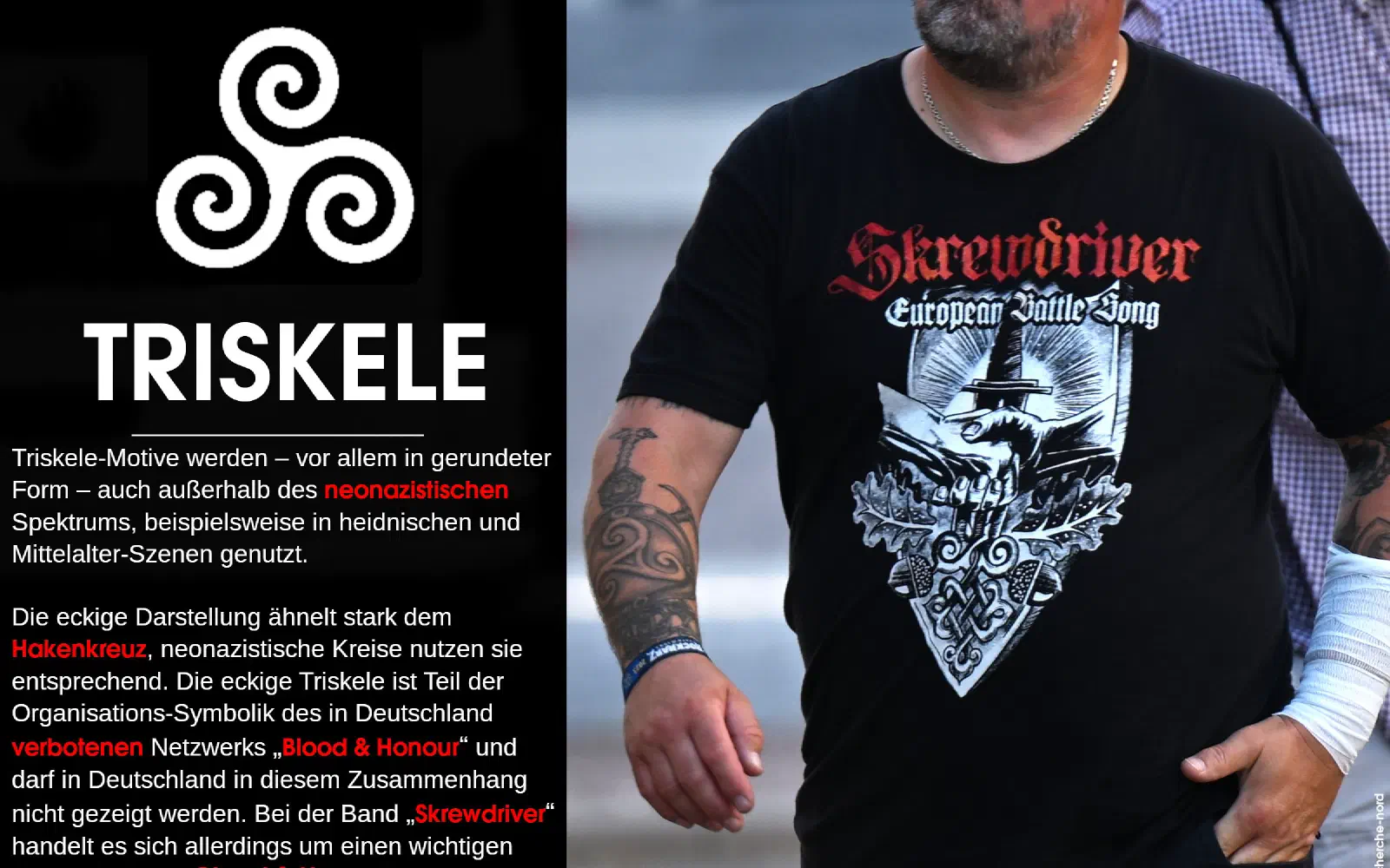 Tafel zu Triskele