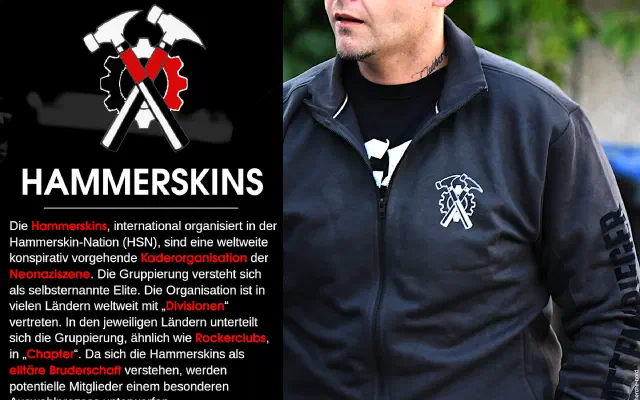 Tafel zu Hammerskins