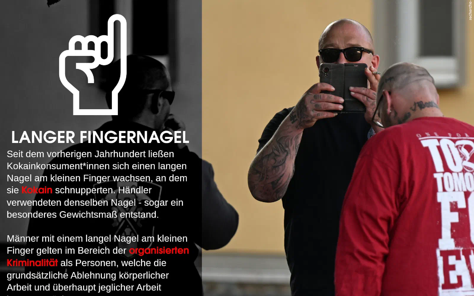 Tafel zu Langer Fingernagel