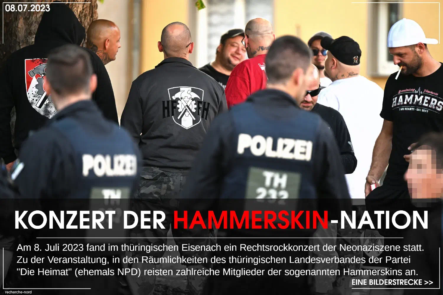 Rechtsrock und Hammerskins in Eisenach
