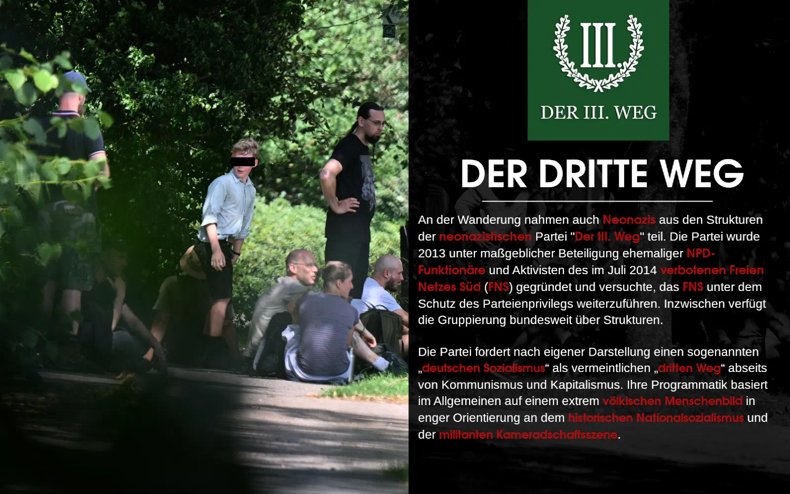 Tafel zu Der Dritte Weg