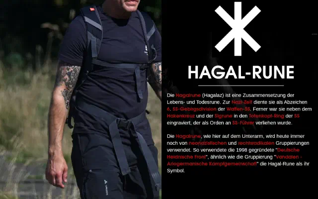 Tafel zu Hagal-Rune