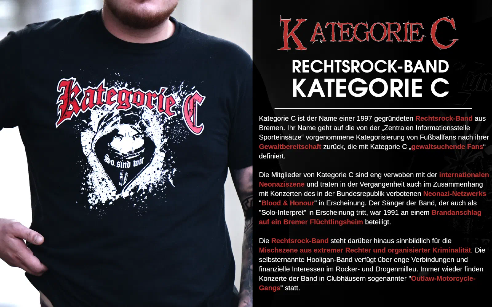 Tafel zu Kategorie C