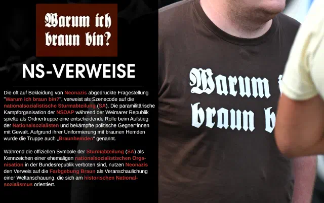 Tafel zu Warum ich braun bin?