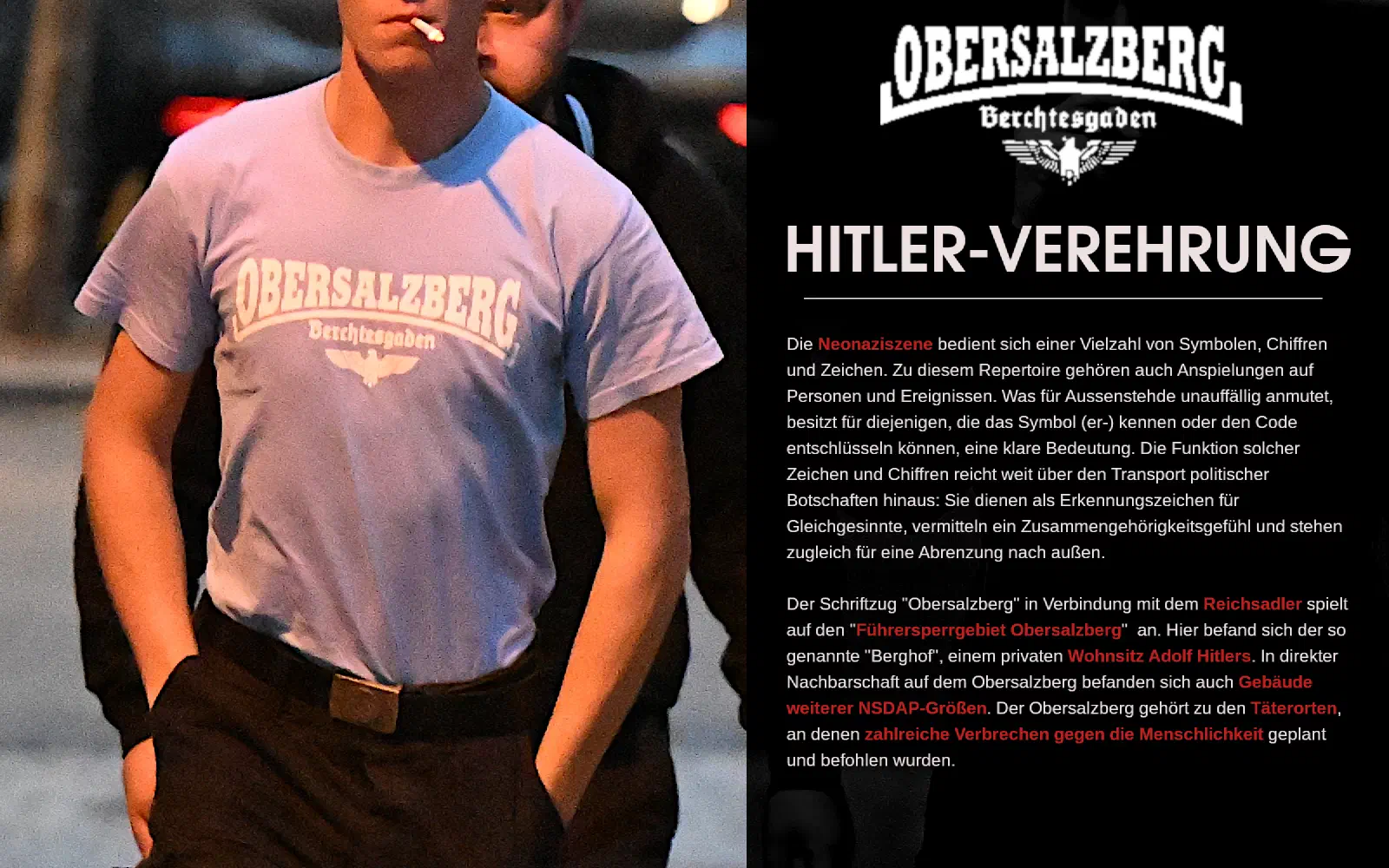 Tafel zu Hitlerverehrung