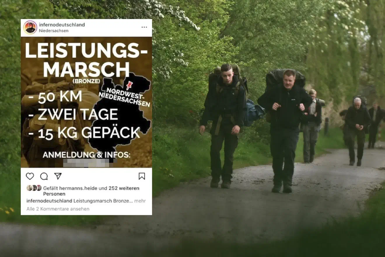 Organisiert wurde die Wanderung, an der insgesamt zweiundzwanzig (22) Personen teilnahmen, von den Strukturen des sogenannten JN-Regionalverband Nord, welcher die norddeutschen Bundesländer umfasst.