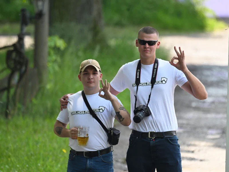 Treffen der "Identitären Bewegung" mit der Jungen Alternative in Sachsen